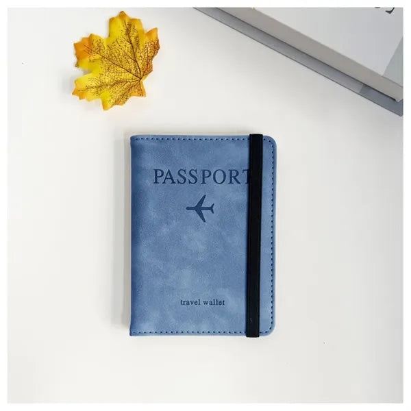 Leather Passport Holder Covers Case