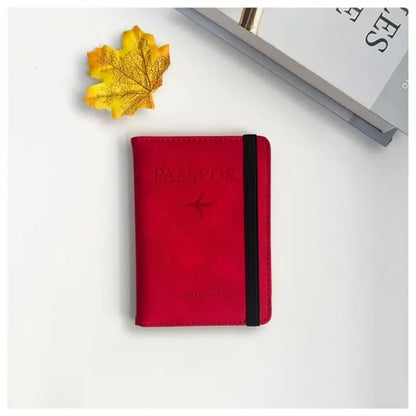 Leather Passport Holder Covers Case