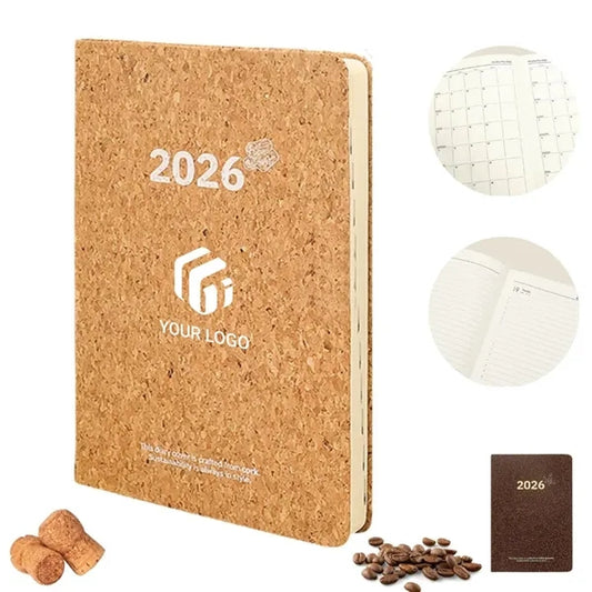 Portable eco-friendly business 2026 daily planner notebook