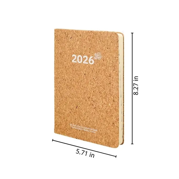 Portable eco-friendly business 2026 daily planner notebook