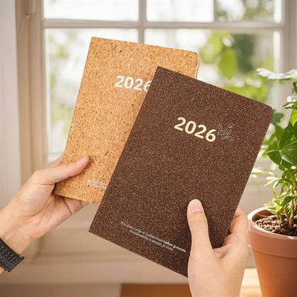 Portable eco-friendly business 2026 daily planner notebook