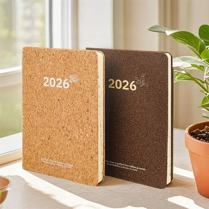 Portable eco-friendly business 2026 daily planner notebook