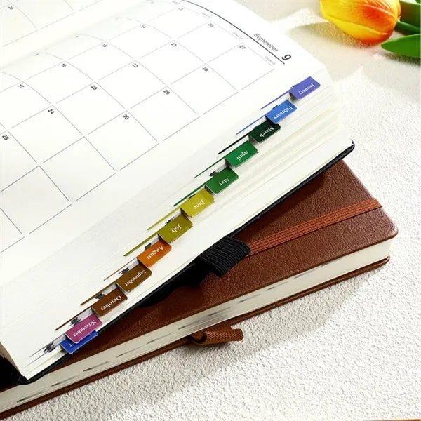 2026 office portable daily planner notebook with pen slot
