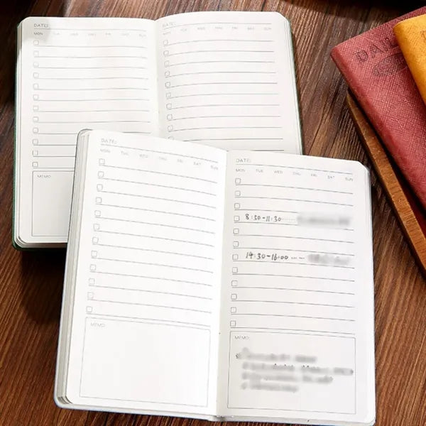 Custom eco-friendly daily organization planner notebook