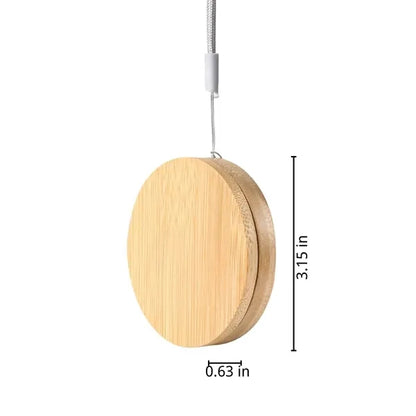 Portable travel 6-in-1 multi USB cable kit with bamboo case