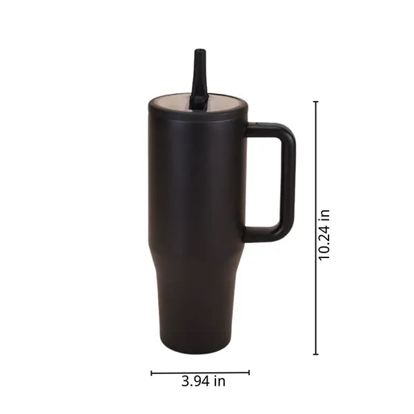 40oz travel leakproof stainless steel insulated car tumbler