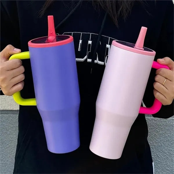 40oz travel leakproof stainless steel insulated car tumbler