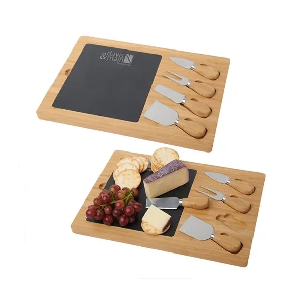 Slate Cheese Board Charcuterie Set