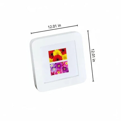 Wedding classic decor standing wooden square photo frame