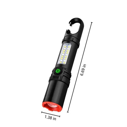 Camping portable rechargeable waterproof powerful flashlight