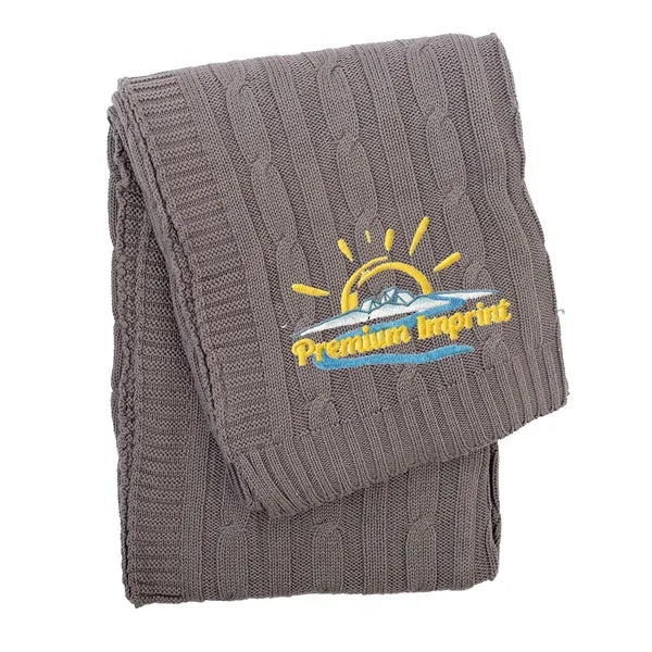 C&F Home 50" x 60" Cable Knit Throw