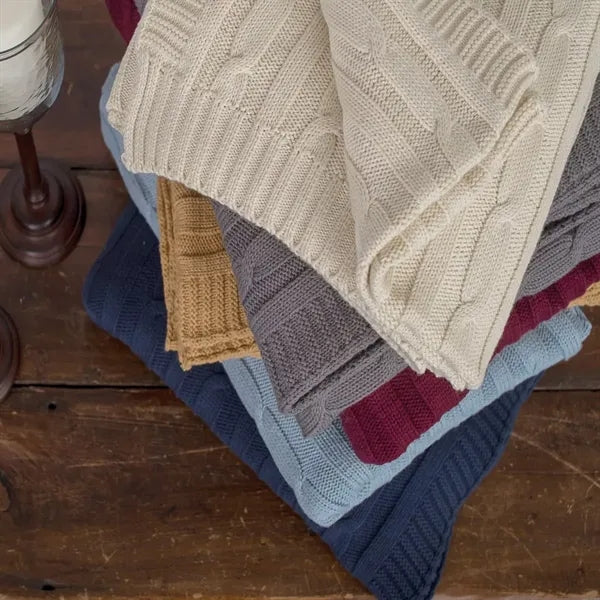 C&F Home 50" x 60" Cable Knit Throw