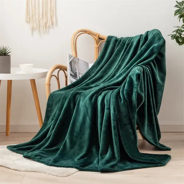 Large Luxury Fleece Throw Warm Soft Blanket for Couch Sofa