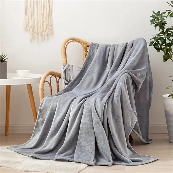 Large Luxury Fleece Throw Warm Soft Blanket for Couch Sofa
