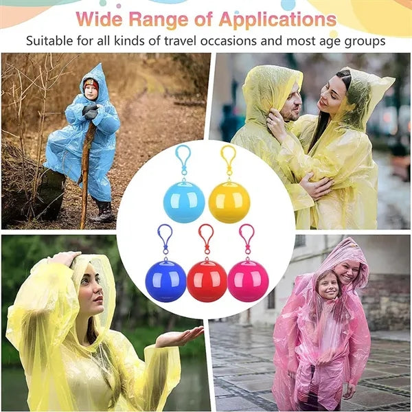 Disposable Raincoat Pocket Ball