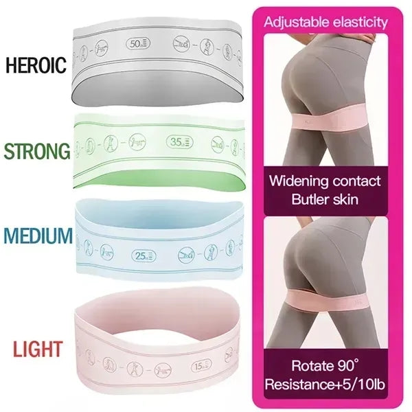 Hip Elastic Resistance Bands for Exercise