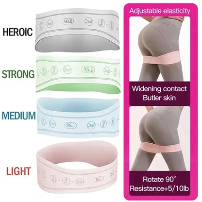 Hip Elastic Resistance Bands for Exercise
