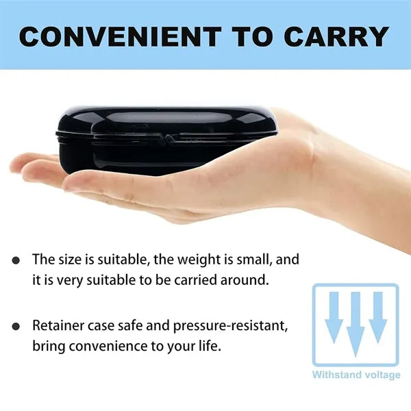 Portable Braces Fixed Denture Box With Ventilation Holes