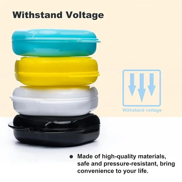 Portable Braces Fixed Denture Box With Ventilation Holes