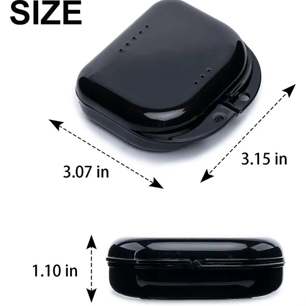 Portable Braces Fixed Denture Box With Ventilation Holes