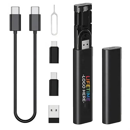 60W Multi USB Charging Adapter Cable Kit