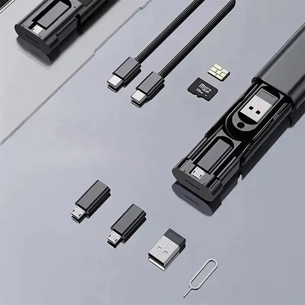 60W Multi USB Charging Adapter Cable Kit