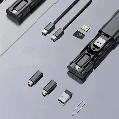60W Multi USB Charging Adapter Cable Kit