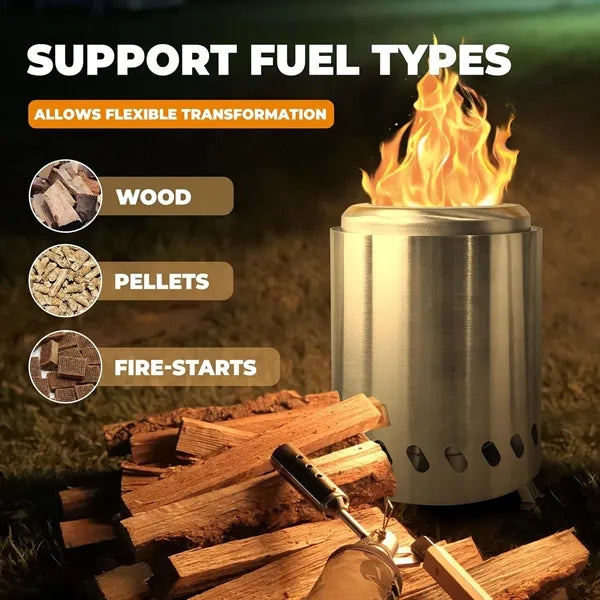 5.5" Tabletop Smokeless Firepit