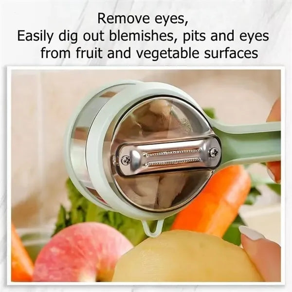 Stainless Peeler Knife With Storage Box