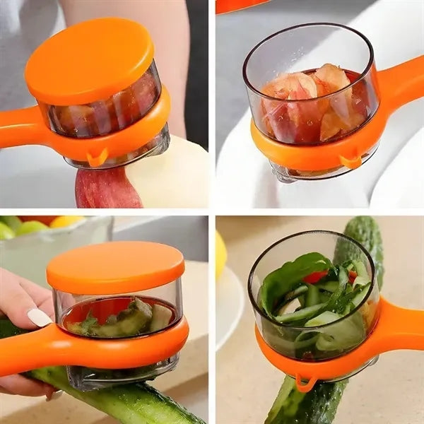 Stainless Peeler Knife With Storage Box