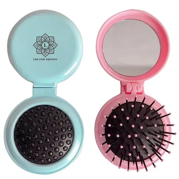 This folding comb is designed for convenient scalp massage a