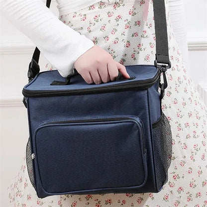 Office picnic outdoor cooler crossbody insulated lunch bag