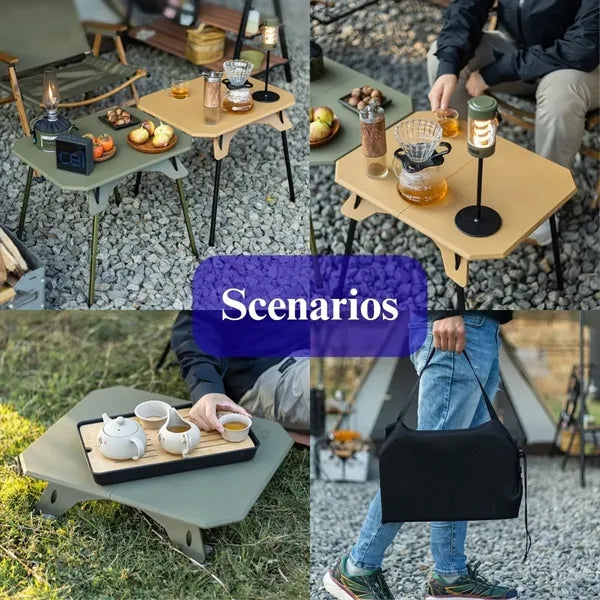 Outdoor travel compact portable picnic camping folding table