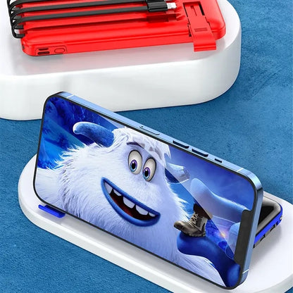 10000mAh Fast Charging Power Bank Portable Charger with LED
