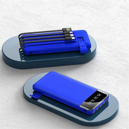 10000mAh Fast Charging Power Bank Portable Charger with LED