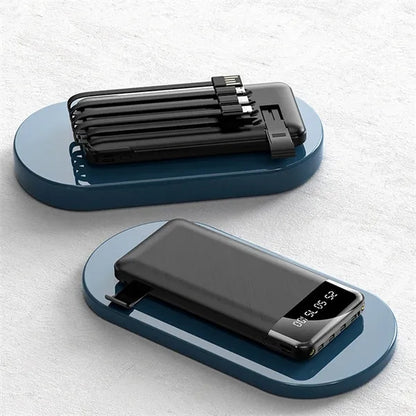 10000mAh Fast Charging Power Bank Portable Charger with LED