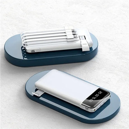 10000mAh Fast Charging Power Bank Portable Charger with LED