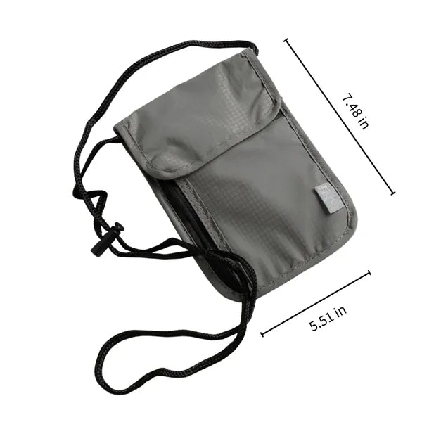 RFID blocking waterproof storage travel passport holder bag