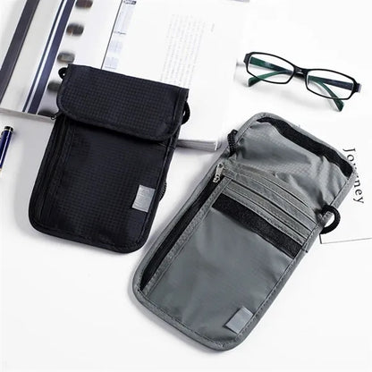 RFID blocking waterproof storage travel passport holder bag