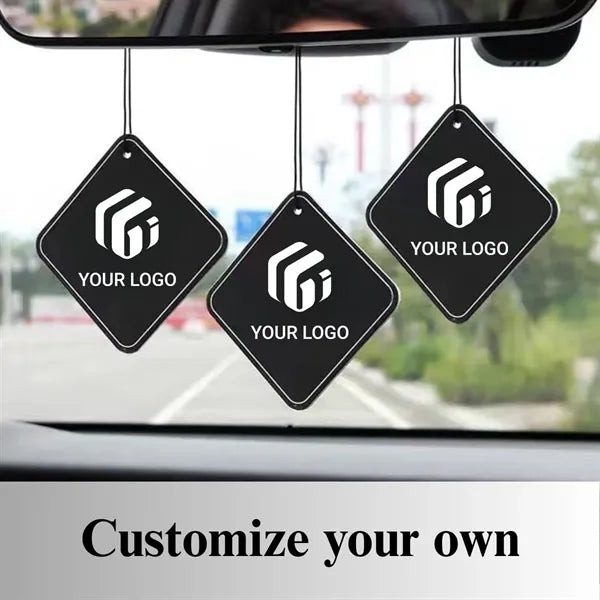 Long lasting scent safe hanging paper car air freshener