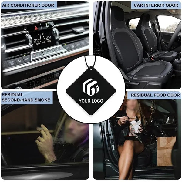 Long lasting scent safe hanging paper car air freshener