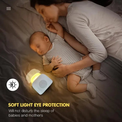 Portable timer white noise night light bluetooth speaker