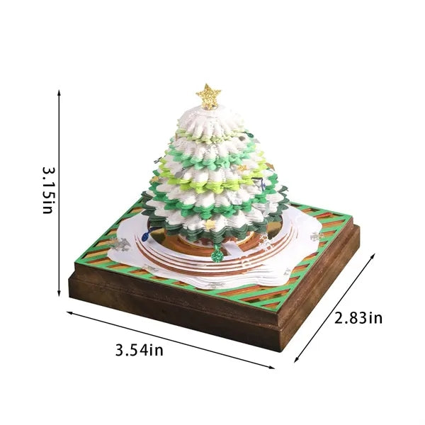 Desktop decoration creative 3D Christmas tree 2026 calendar
