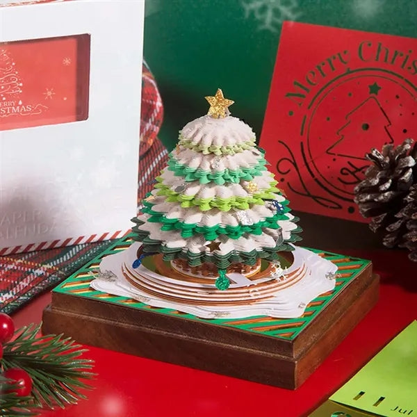 Desktop decoration creative 3D Christmas tree 2026 calendar