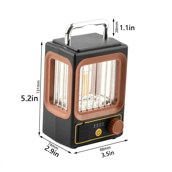 Rechargeable LED Solar Camping Light