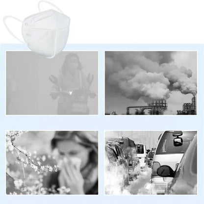 5 layer breathable protective cup dust safety KN95 face mask