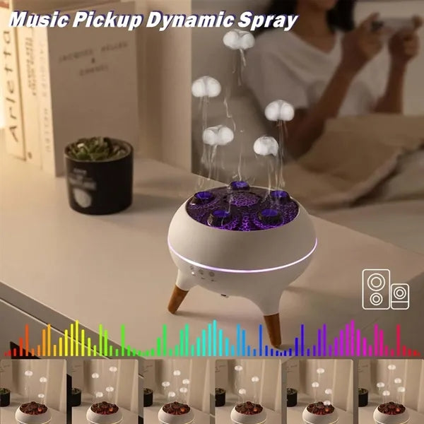 Creative Jellyfish Diffuser Humidifier with 7 Colors Lights