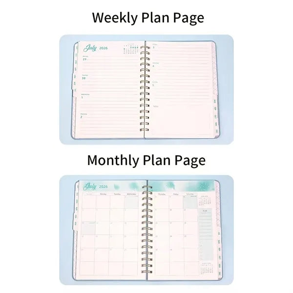 A5 2026 Weekly and Monthly Planner