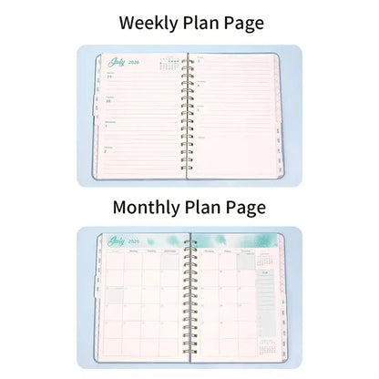 A5 2026 Weekly and Monthly Planner