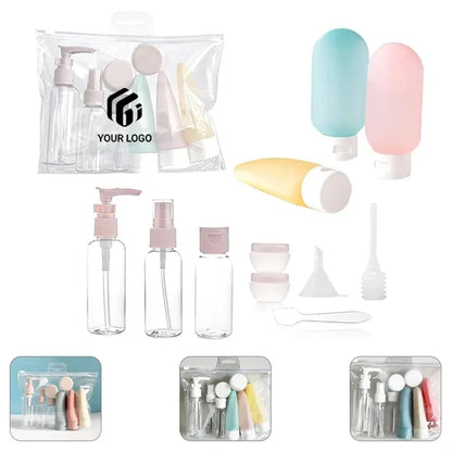 11 pack portable cosmetic travel bottles for toiletries